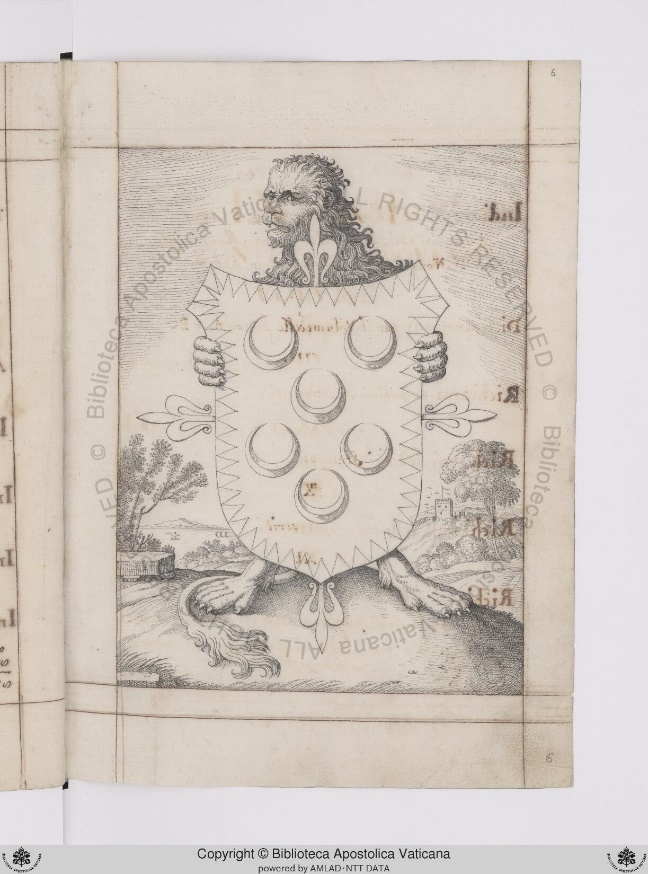 Lion with Jacovacci’s coat of arms