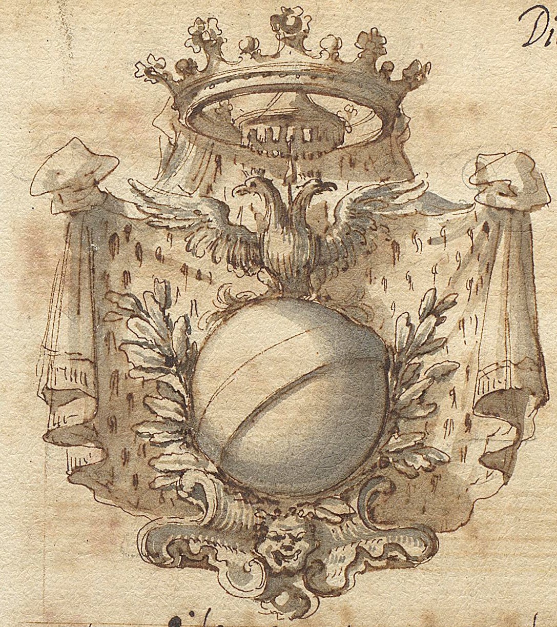 Drape with Ottoboni coat of arms